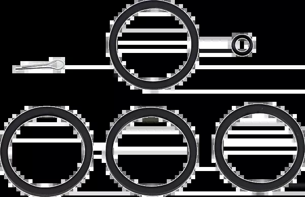 Arlen NESS 4 Piston Caliper Rebuild Kit