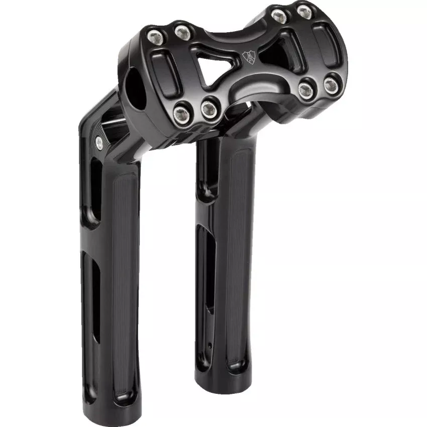 Arlen Ness 520-063 Method Wayback Risers - 10" - Black - Harley-Davidson