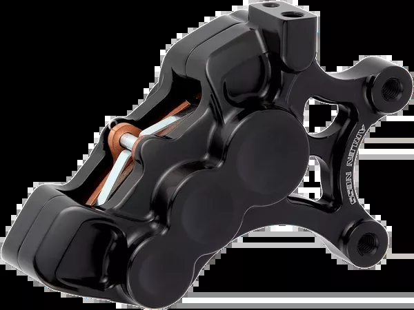 Arlen NESS 6-Piston Caliper - Front Right - Black - 14"