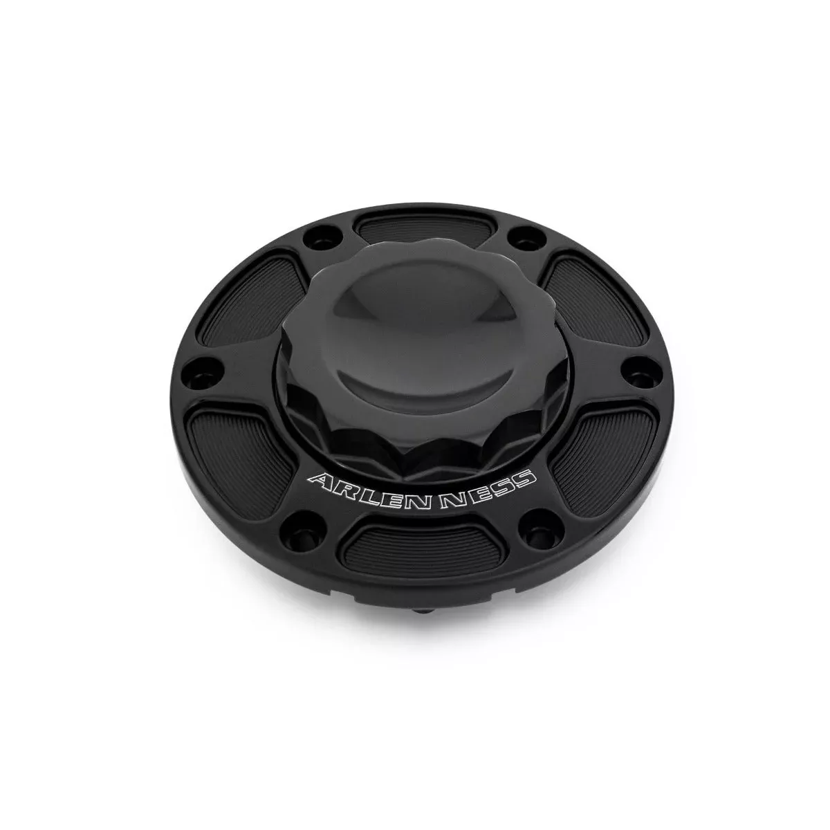 Arlen Ness 701-013 Black 12-PointGas Cap for 2024-Up Harley Touring Models