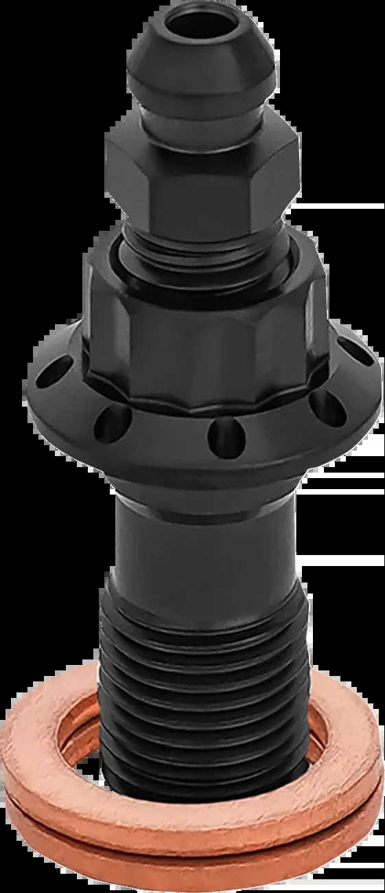 Arlen NESS Banjo Bolt With Bleeder – 10 MM – Black