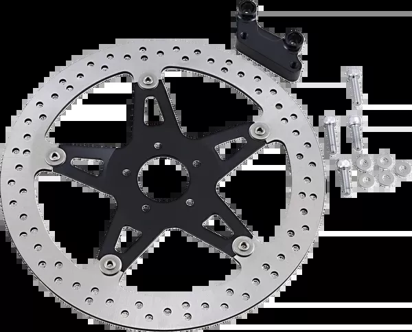 Arlen NESS Big Brake Rotor – 14″ – Front Left – Touring