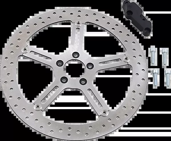 Arlen NESS Big Brake Rotor – 15″ – Front Left – Sportster