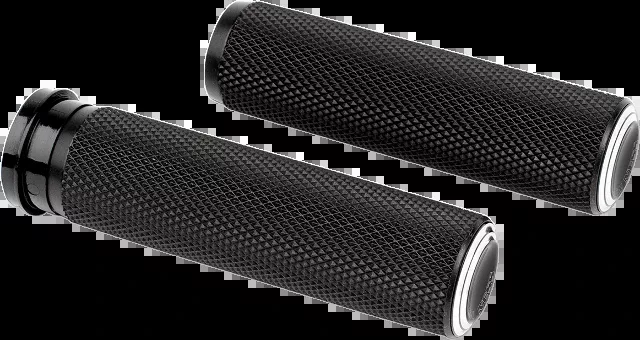 Arlen Ness Black TBW Motorcycle Grips 2008-25 Harley Touring Softail FXDL FXSBSE