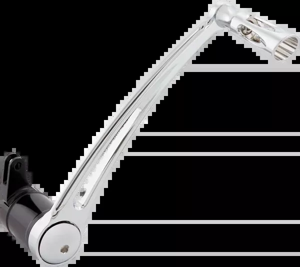 Arlen NESS Brake Arm - Deep Cut - Chrome - FLH/FLT '08-'13