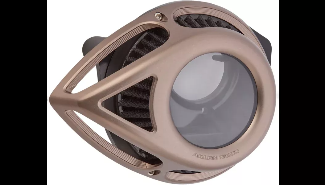 Arlen Ness Clear Tear Air Cleaner – Titanium Anodized – Fits Throttle By Wire Twin Cams