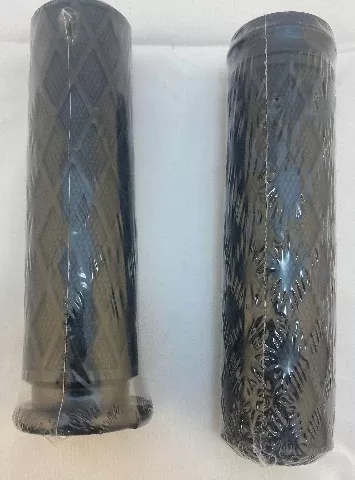 Arlen Ness Diamond TBW Black 1" Handlebar Hand Grips 2008-2025 Harley Models