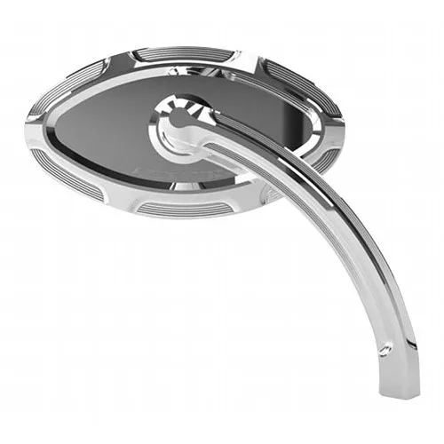 Arlen Ness Forged Billet Mirror Short Chrome/Beveled Left (13-131)