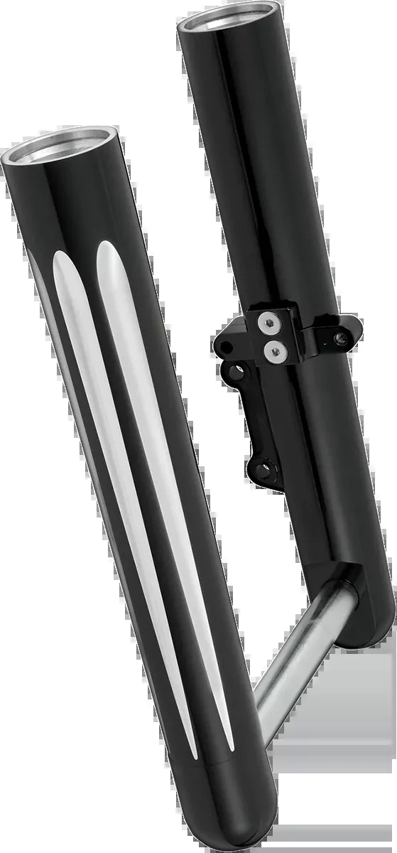 Arlen NESS Fork Legs – Black Anodized – Deep Cut – Dual Disc