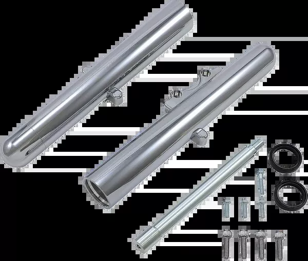 Arlen NESS Fork Legs – Chrome – Hot Legs – Custom Single Disc – Smooth – ’08-’13
