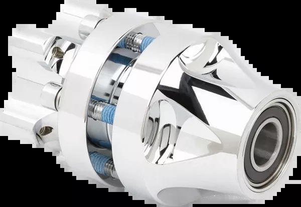Arlen NESS Hub - Cartridge - Front/Single Disc - Chrome - Softail Standard/Street Bob