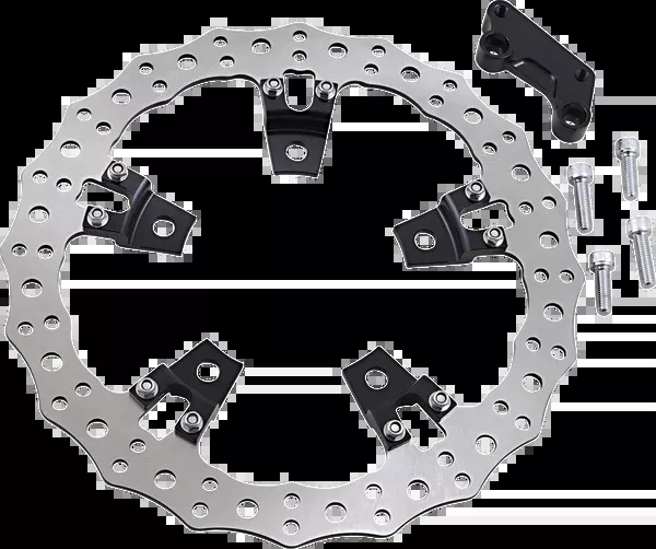 Arlen NESS Jagged Left Brake Rotor – Touring – 14″