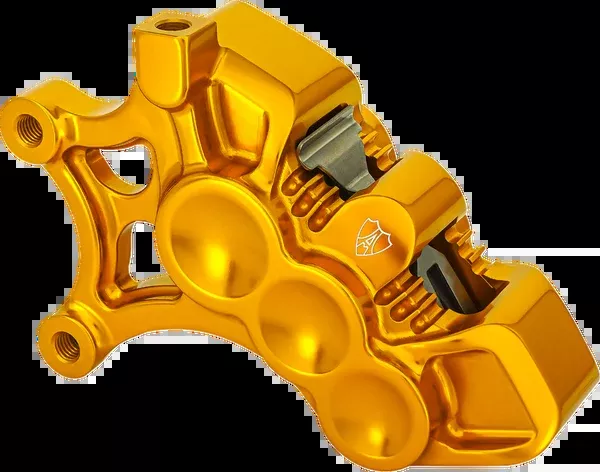 Arlen NESS Monoblock Axial Brake Caliper – 14″ – Left – Gold