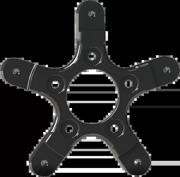 Arlen NESS Rotor Mount – Ness Wheel – Black