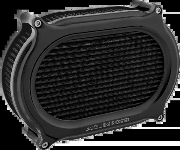 Arlen NESS Stage 2 Oval Air Cleaner Kit – All Black