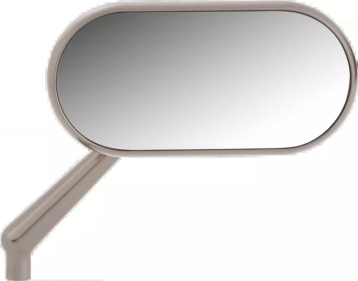 Arlen Ness Titanium Oval Right Side Universal Motorcycle Handlebar Mirror