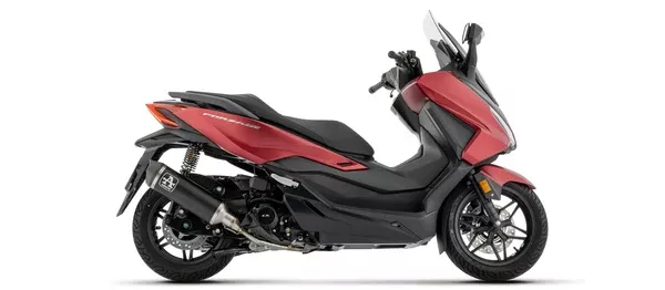 Arrow 53054AKN Racing Full System With Urban Aluminium Dark Slip On With Carbon End Cap