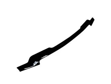Auto Ventshade AVS 322029 Aeroskin Flush Mount Dark Smoke Hood Protector