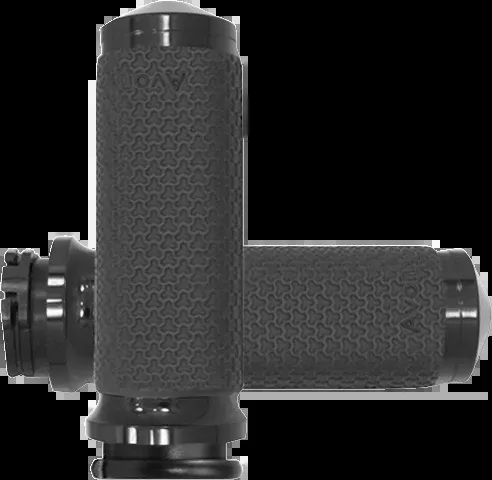 Avon Black Memory Foam Hand Grips for 1980-2022 Harley Dyna Touring Softail XL