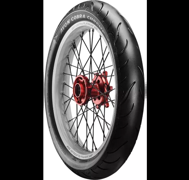 Avon Cobra Chrome Front Tire - Blackwall