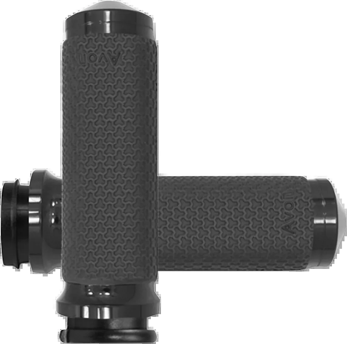Avon TBW Black Memory Foam Motorcycle Hand Grips 2008-23 Harley Touring Softail