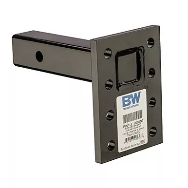 B&W Trailer Hitches PMHD14003 8 Hole 3 Position 11" Shank Pintle Mount