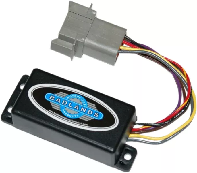 Badlands ATS-03-B Automatic Turn Signal Cancelling Module Harley Deutsch 94-Up