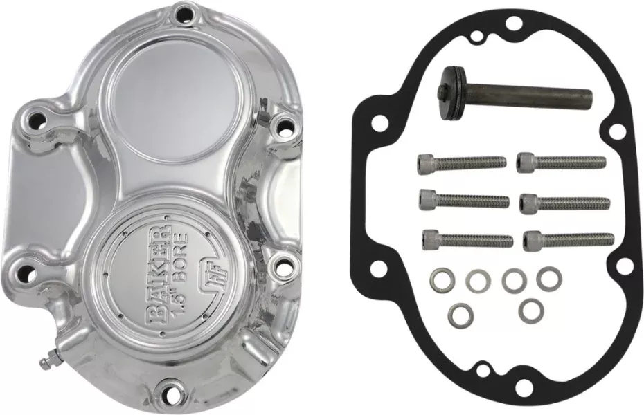 Baker Drivetrain Polished Transmission Cover DD7-10602-A Harley Twin Cam 07-17
