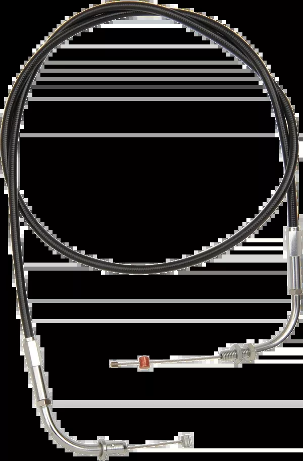 Barnett Black Vinyl Idle Cable For Victory – ’03-’07