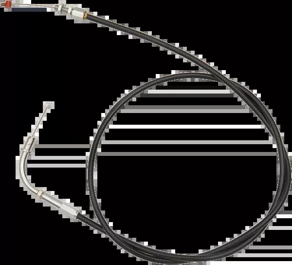 Barnett Black Vinyl Throttle Cable For Victory – +6″ – ’03-’07