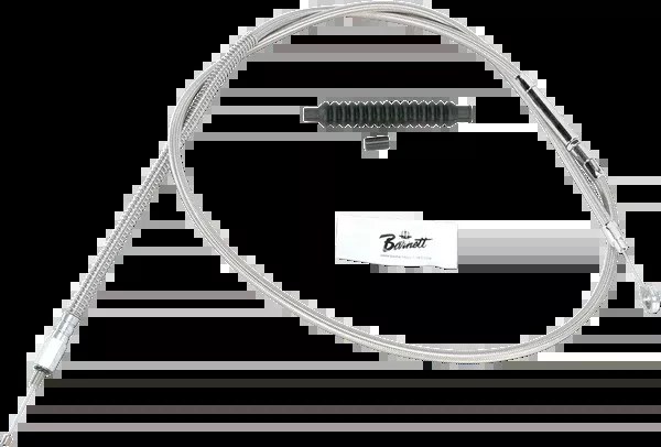 Barnett High-Efficiency Stainless Steel Clutch Cable For Harley-Davidson – +8″ – ’07 Touring