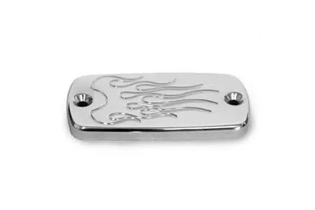 Baron Custom Master Cylinder Covers for Yamaha Models Flame Click for Fitment