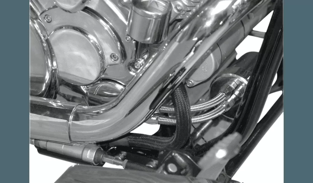 Baron Oil Filter Relocation Kit for '99-09 Yamaha V-Star 1100 Models
