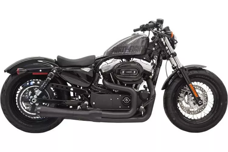 Bassani Road Rage II Mega Power Systemfor '14-up XL Models w/ Mid or Forward Controls-Black