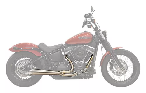 Bassani Road Rage III Megaphone Stainless 2-into-1 Exhaust System (1S72SS)