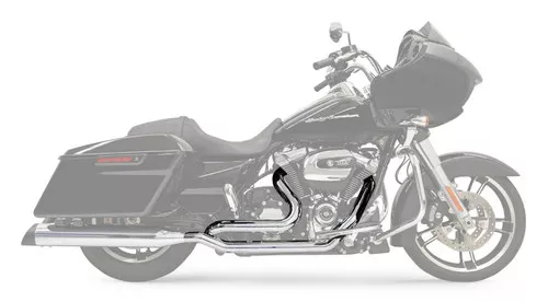 Bassani True-Dual Down Under Chrome Headpipes (11515A)