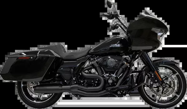 Bassani Xhaust 2-Into-1 Mid-Length Super Bike Exhaust System – 4″ Muffler – M8 Touring