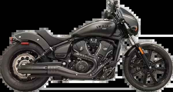 Bassani Xhaust 4" Slip-On Muffler With Billet End Cap