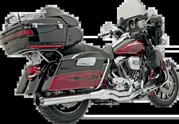 Bassani Xhaust B4 2:1 Exhaust - Chrome - Straight Can