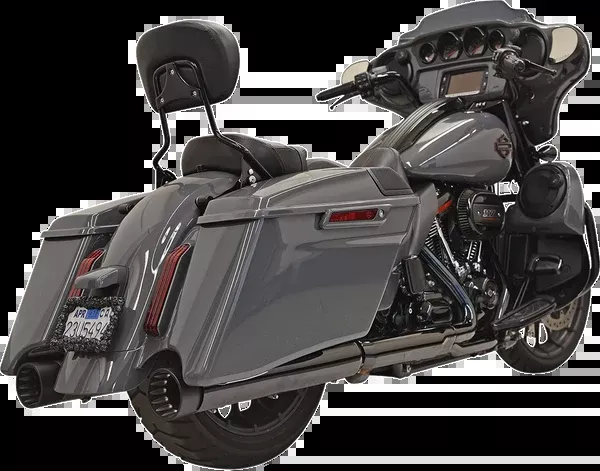 Bassani Xhaust DNT Straight Can Mufflers For M8 CVO – Chrome/Black