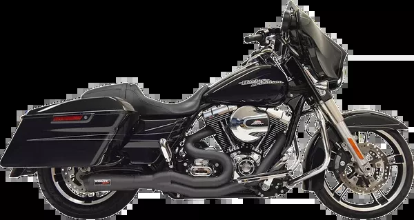 Bassani Xhaust Road Rage II 2-Into-1 Mid-Length Exhaust System – Black