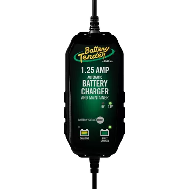 Battery Tender Selectable 1.25 AMP 6/12 Volt Charger - 022-0211-DL-WH