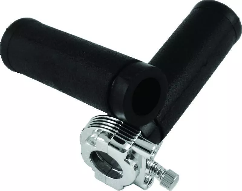 Bikers Choice 1981 Big Twin & XL & Custom Chrome Throttle Assembly With Grips Replaces H-D 56220-81B