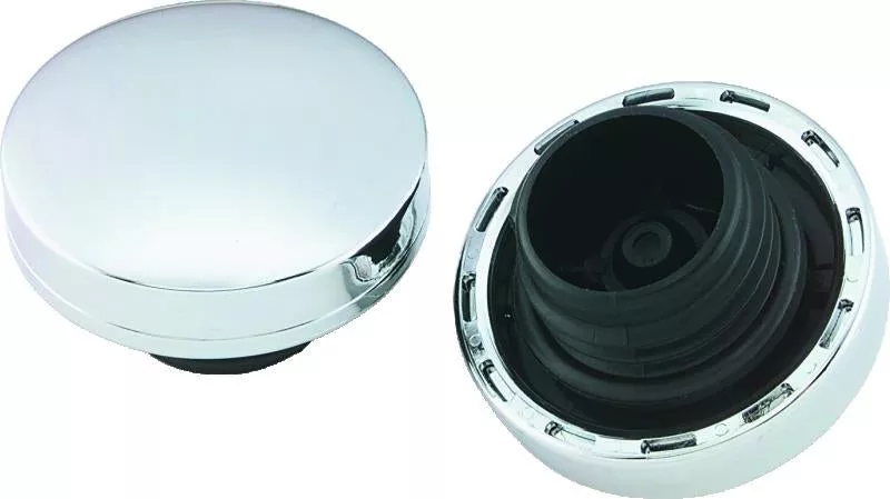 Bikers Choice 82-E96 Non-Vented High Top Gas Cap Left Side Fat Bob Screw In Type