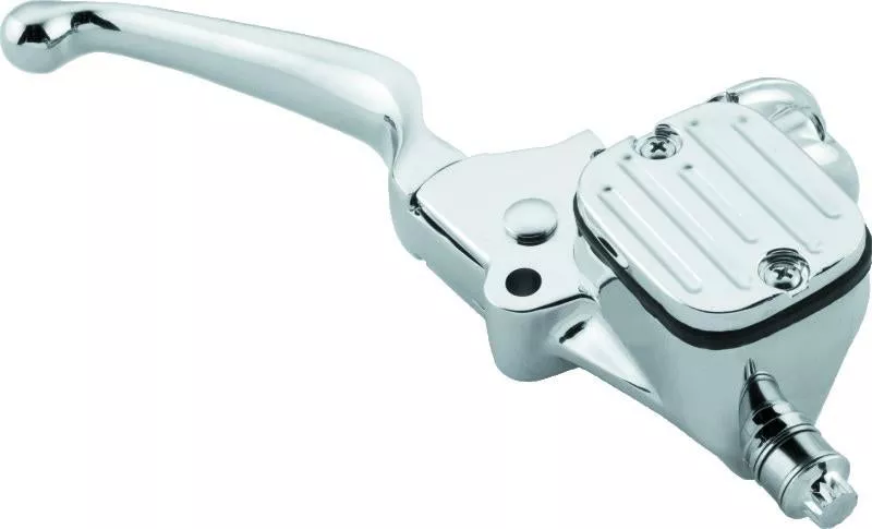 Bikers Choice Chrome 96-07 FL 96-10 ST Dyna 96-03 XL 9/16 Bore Chopped Handlebar Master Cylinder