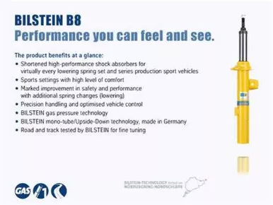 Bilstein 46-276810 B8 5112 Monotube Suspension Leveling Kit fits Ford F250 17-18