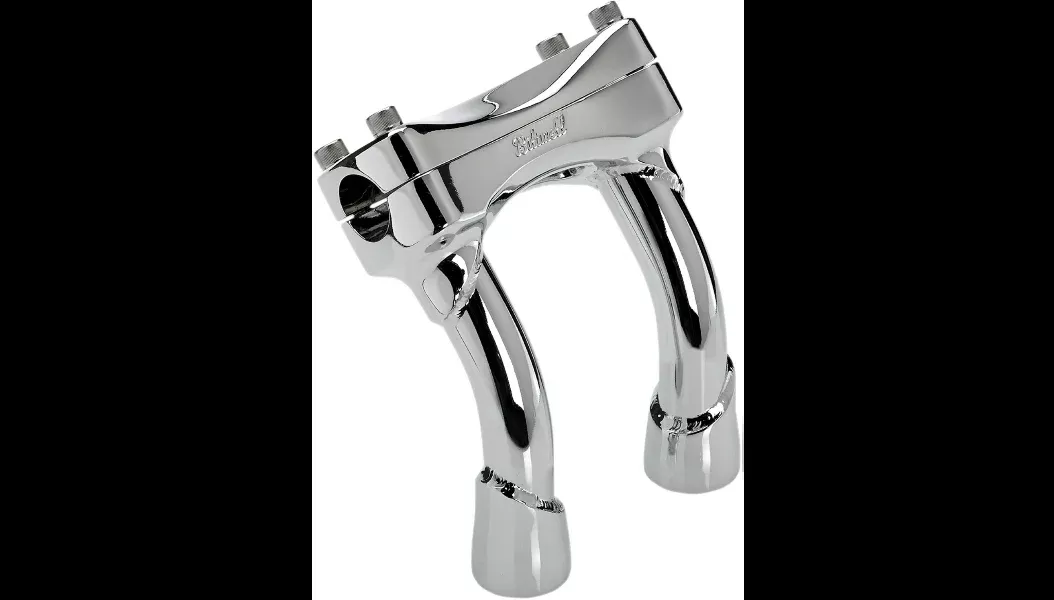 Biltwell 6″ Murdock Pullback Risers, Chrome
