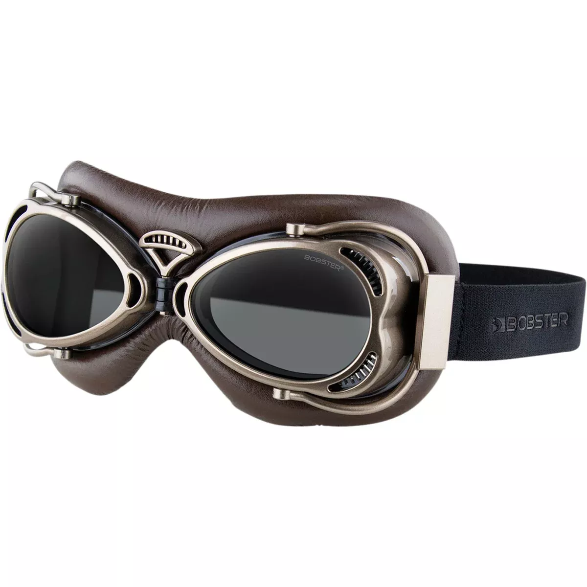 Bobster Flight Goggle Matte Antique Brown Smoke Lens – BFLG002