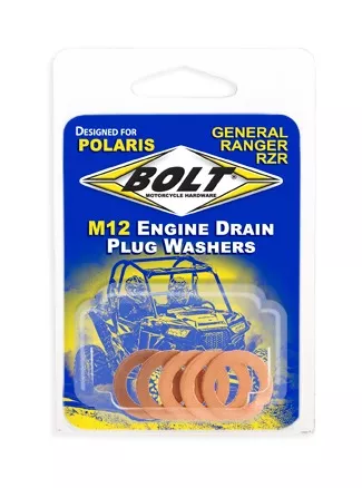 Bolt Hardware Engine Drain Plug Washer M12X20 For Polaris