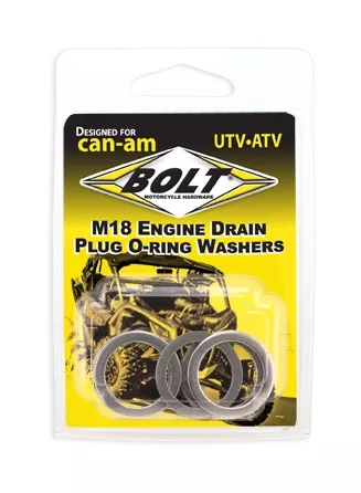 Bolt Hardware Engine Drain Plug Washer M18X24 For Can-Am